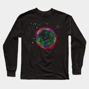 Super Red Space Bubble Long Sleeve T-Shirt